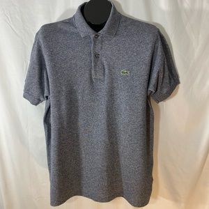 Lacoste Classic Fit Polo Shirt in Grey Chine